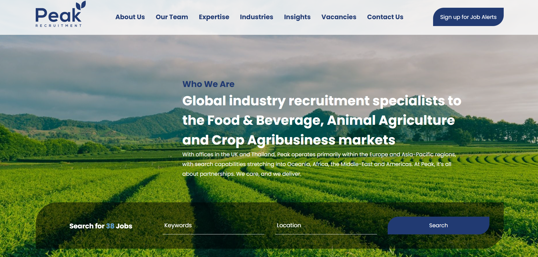 Peak Recruitment Website