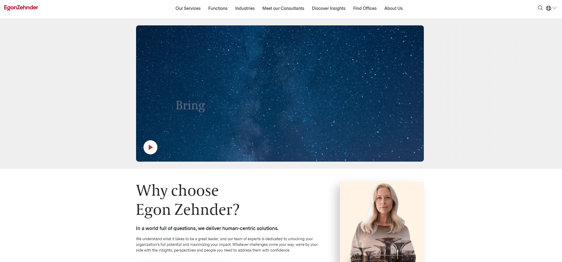 EgonZehnder Website