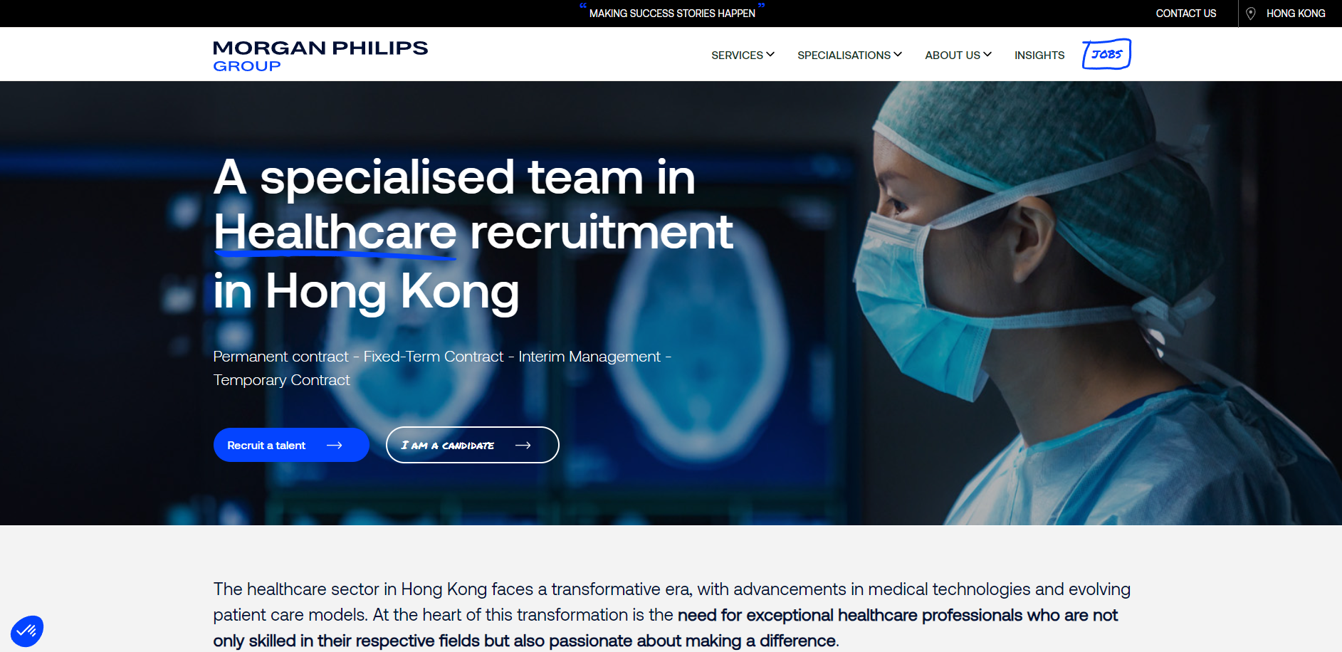 Morgan Philips Website