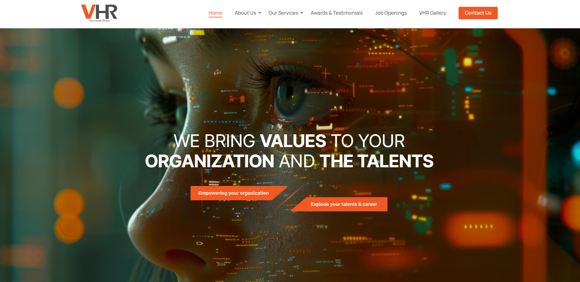VHR Consultancy Website