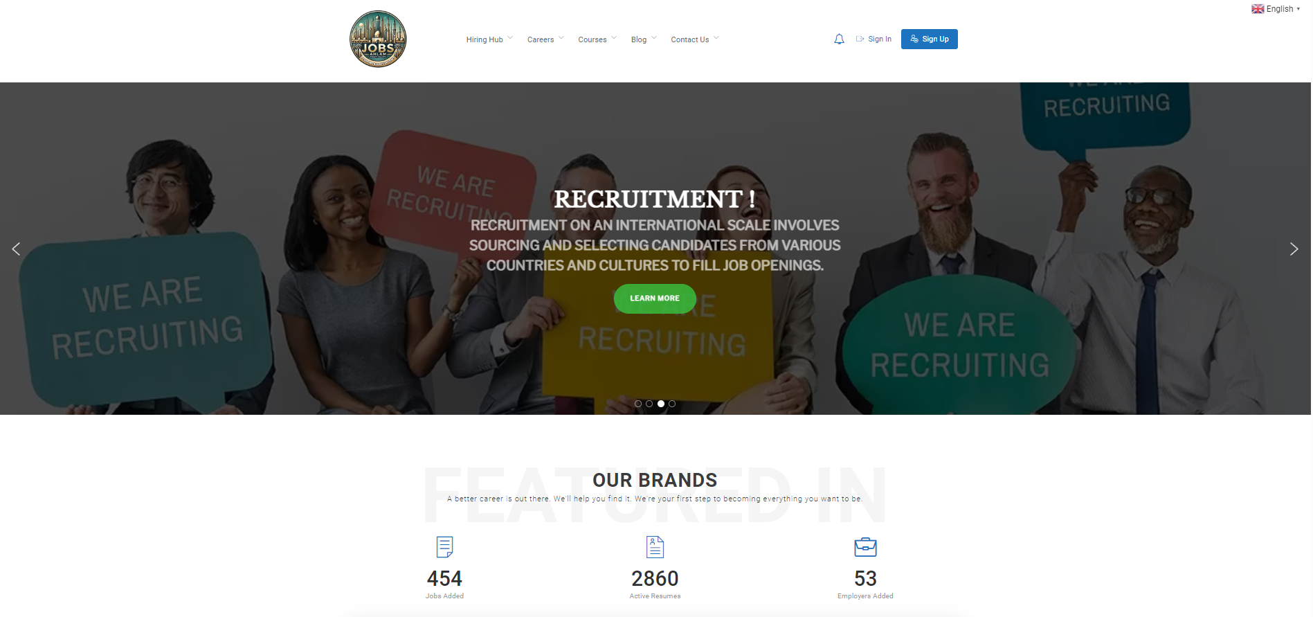 Jobs Ahlam Website