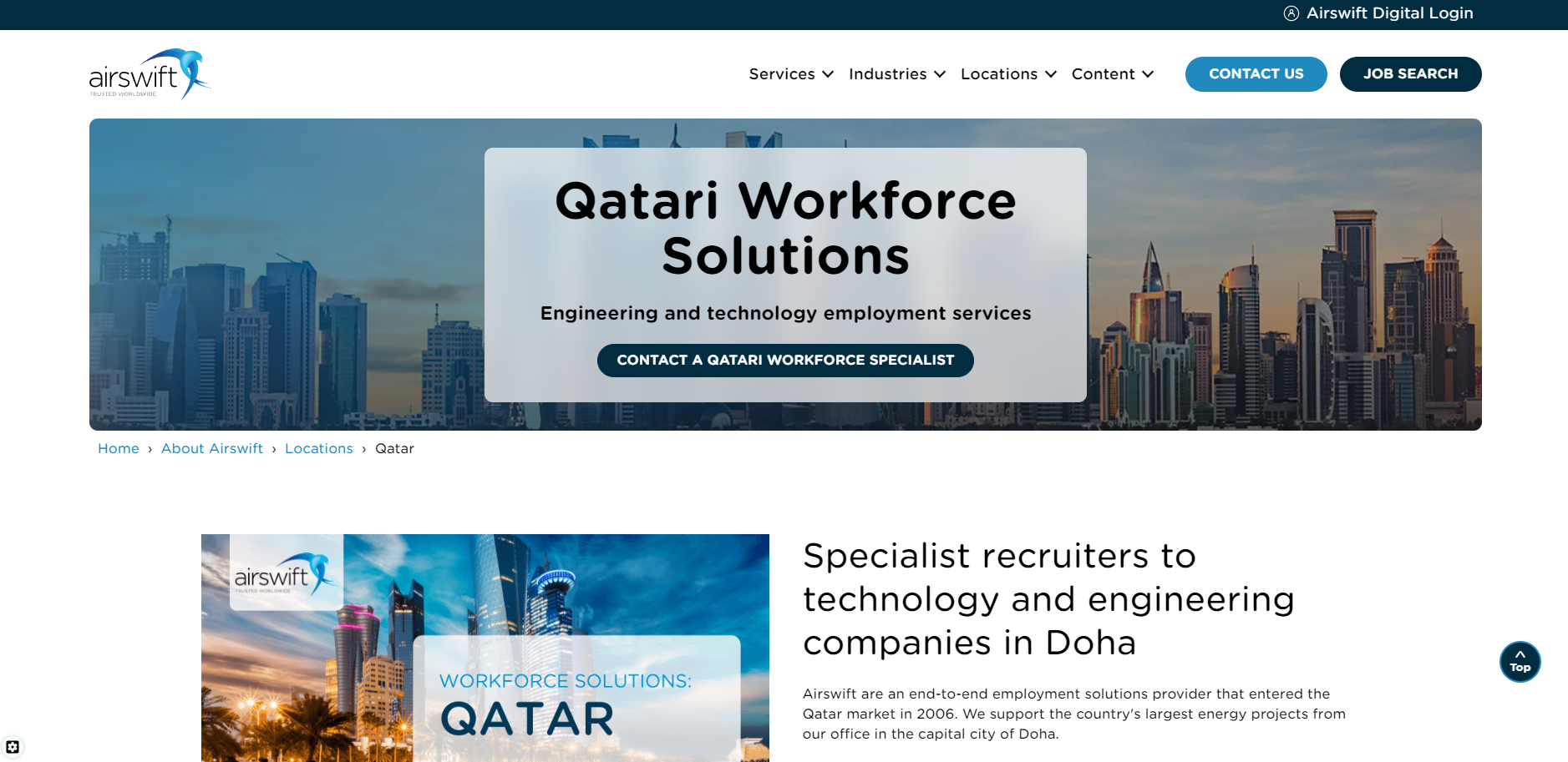 AirSwift Website