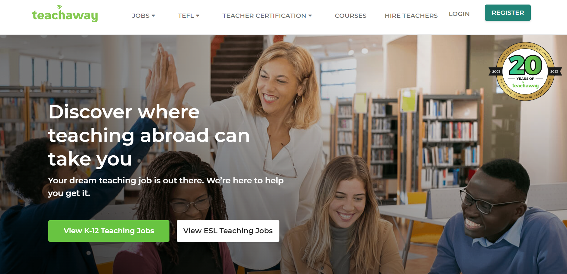 Teachaway Website