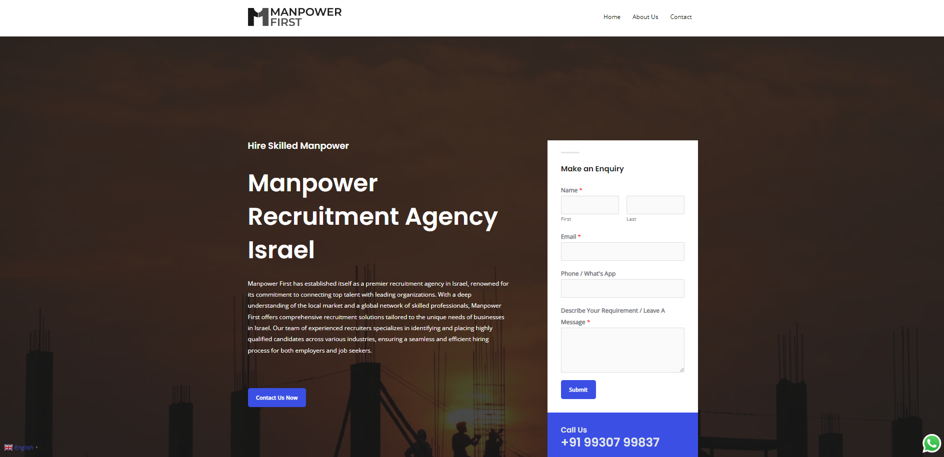 Manpower First Website