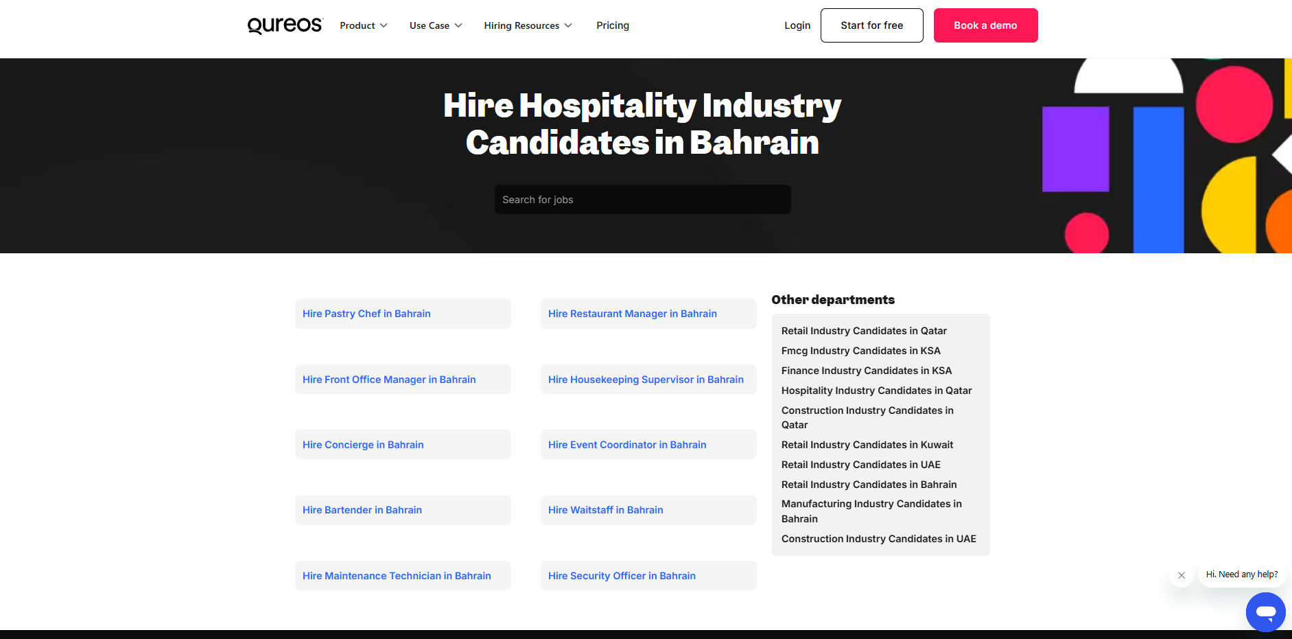 Qureos Website
