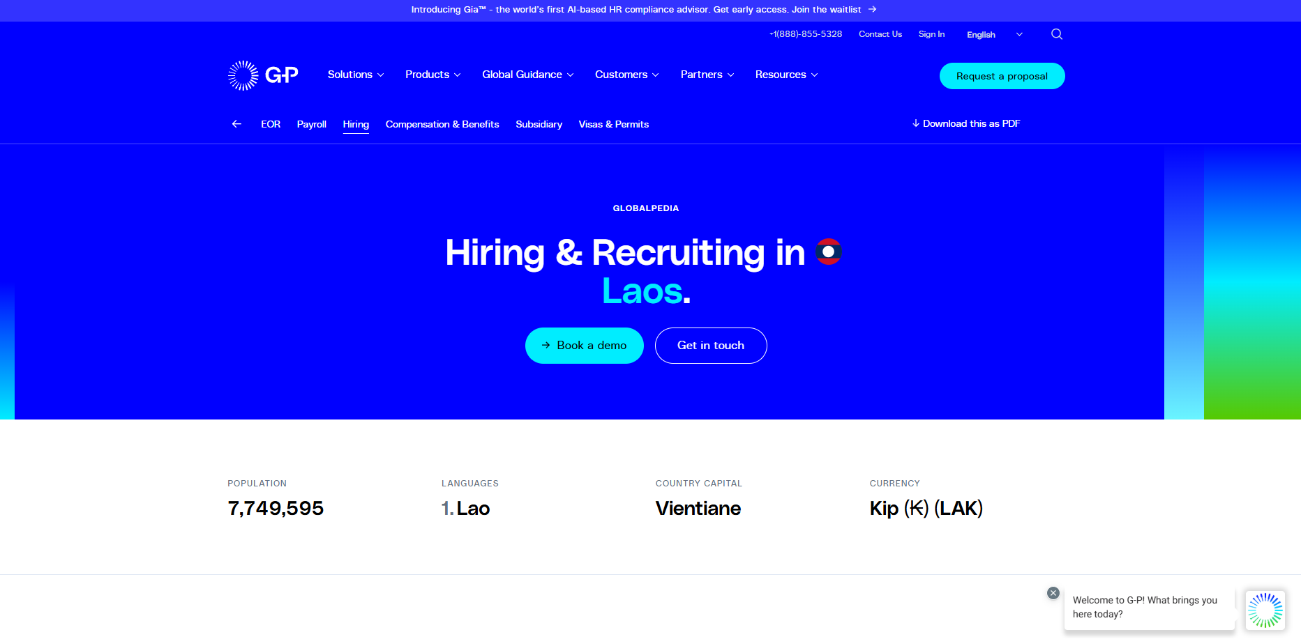 Globalization Partners Website