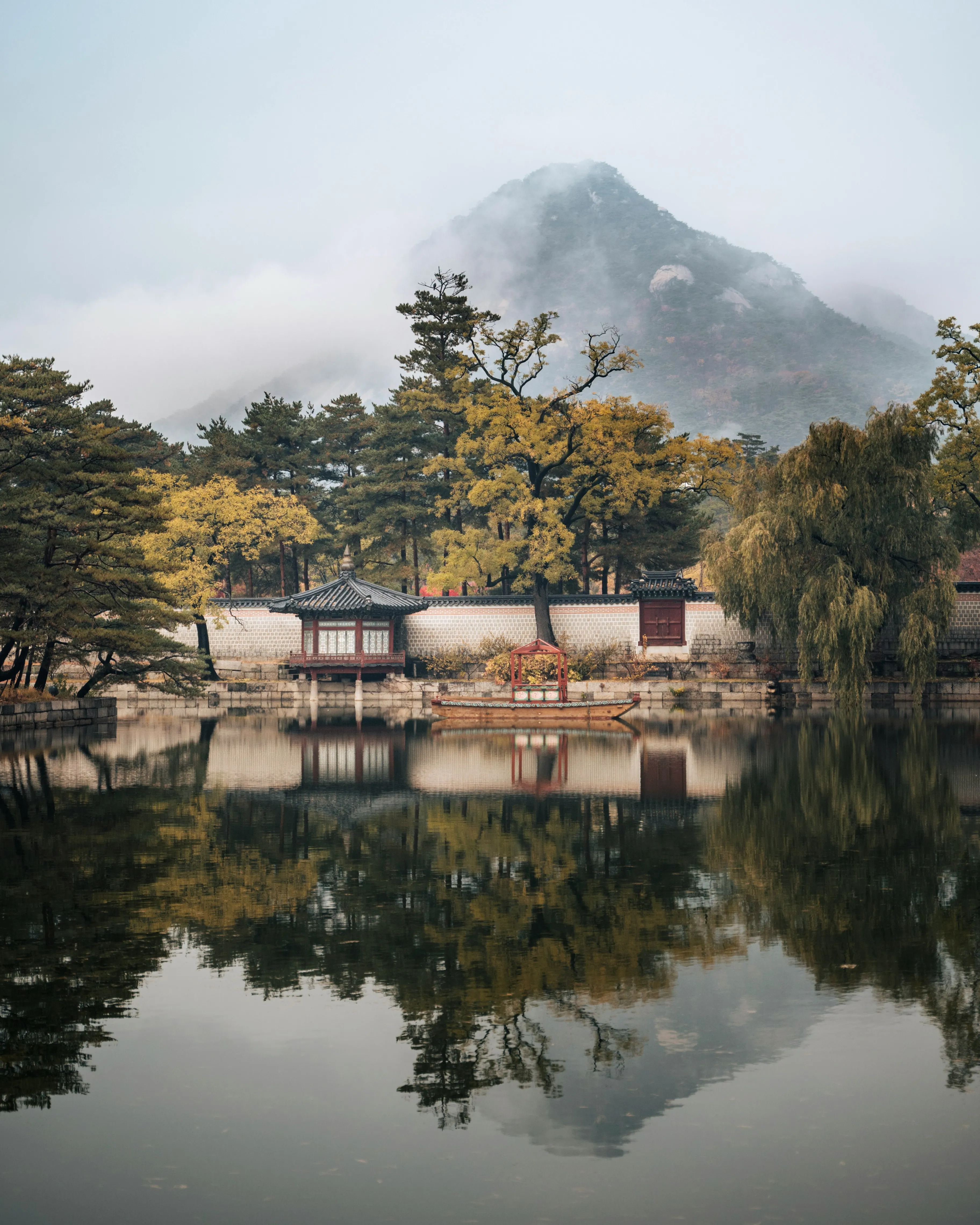 Building and Mountain View in Seoul